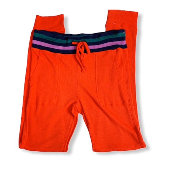 NWOT Aerie Red Jogger Pants With Pockets - Picture 3 of 9